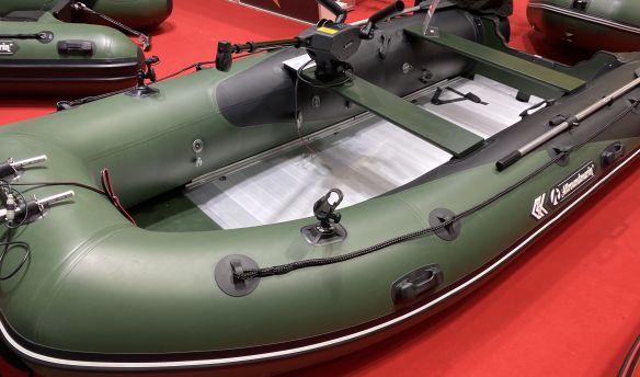 Allroundmarin AS Samba 330 Angler Schlauchboot grün mit Einlege Aluminium Boden